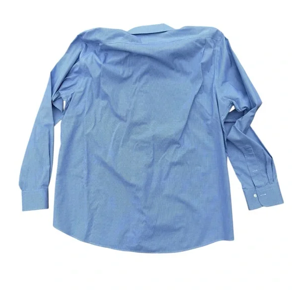 Lauren by Ralph Lauren men’s size 17 1/2 36/37 100% cotton front button shirt. - Picture 6 of 6